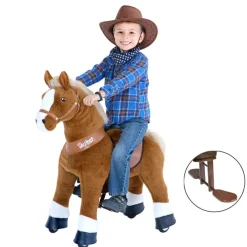 Sale PonyCycle Rid Selv - Hest, lysebrun m. hvid blis, Medium