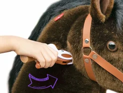 Clearance PonyCycle Rid Selv - Hest, mørkebrun m. hvid blis, Medium