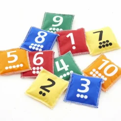 Ærteposer med tal, 10 stk