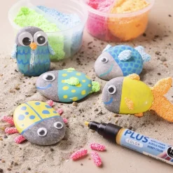 Best Creativ Company Rulleøjne, selvklæbende - Flere str., 69 stk