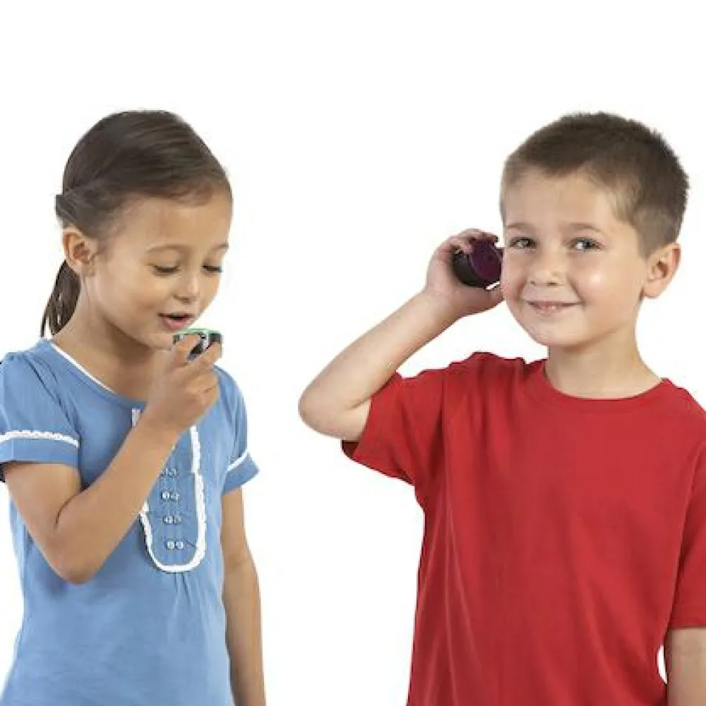 New Samtale-knapper med optagefunktion, 6 stk.