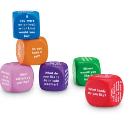 Hot Learning Resources Samtaleterninger (engelsk), 6 stk