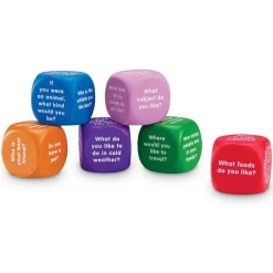 Hot Learning Resources Samtaleterninger (engelsk), 6 stk