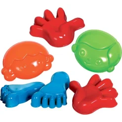 Sandform - Hænder, fødder & ansigter, 6 dele