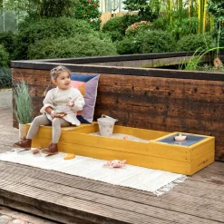 MUDDY BUDDY® Sandkasse - Space Saver, Gul