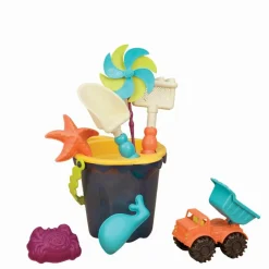 B. Toys Sandleg - Spandsæt med 8 dele - Blå