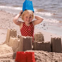 Online Dantoy Sandsæt - Tårne, fæstninger og skovle, 6 dele