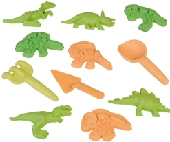 Best Sandsæt af hvedestrå - Dinosaurer, 11 dele