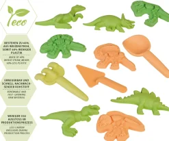 Best Sandsæt af hvedestrå - Dinosaurer, 11 dele