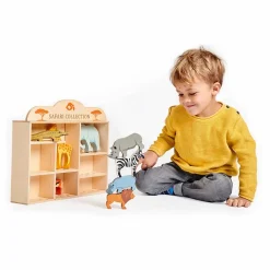 Outlet Tender Leaf Savannedyr af træ, 8 dele