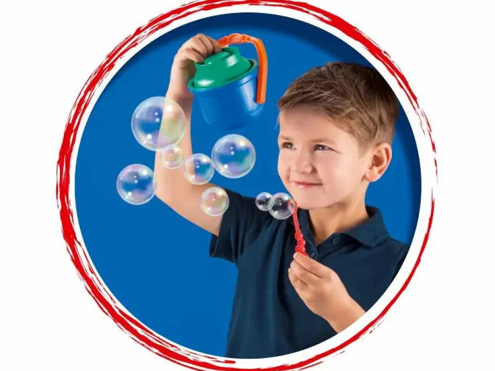 Sale Pustefix Sæbebobler, Spildfri bøtte - 250 ml