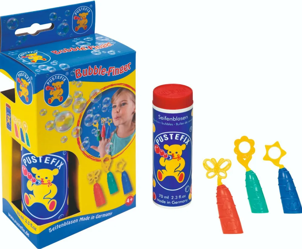 Best Pustefix Sæbebobler, Wand til fingrene - 70 ml