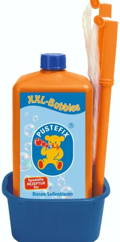 Pustefix Sæbebobler XXL - Tristring + 1.000 ml