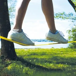Discount Schildkröt Slackline - Inkl. hjælpeline