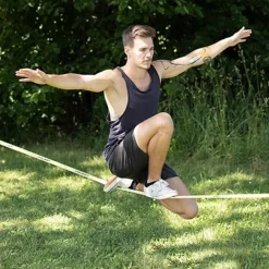 Discount Schildkröt Slackline - Inkl. hjælpeline