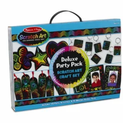 Hot Melissa & Doug Scratch Art - Deluxe party sæt