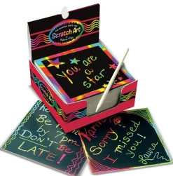 New Melissa & Doug Scratch Art - Regnbuekort