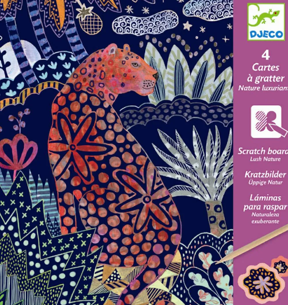 Best Djeco Scratch kort - Junglen