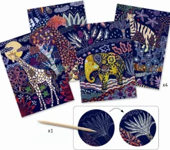 Best Djeco Scratch kort - Junglen