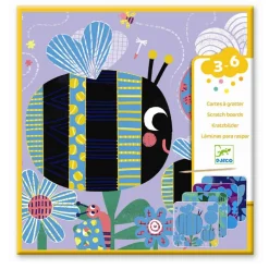 Best Djeco Scratch kort til de små - Insekter