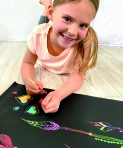 Clearance Beleduc Scratch plakater (52 x 75 cm), 8 stk