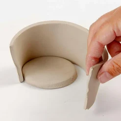 Best Creativ Company Selvhærdende ler - Lysegrå, 1 kg.