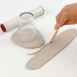 Best Creativ Company Selvhærdende ler - Lysegrå, 1 kg.