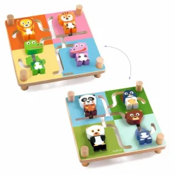 New Djeco 2-sidet labyrint - Hvem er hvem?