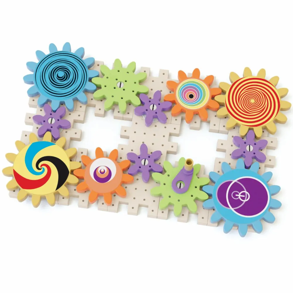 Clearance Quercetti Sjov med tandhjul - Kalejdo Pastel