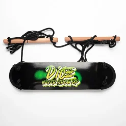 DICE Skateboardgynge 81 x 20 cm (sort reb)