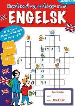 Best Forlaget Bolden Skoleklar: Krydsord og ordlege med engelsk