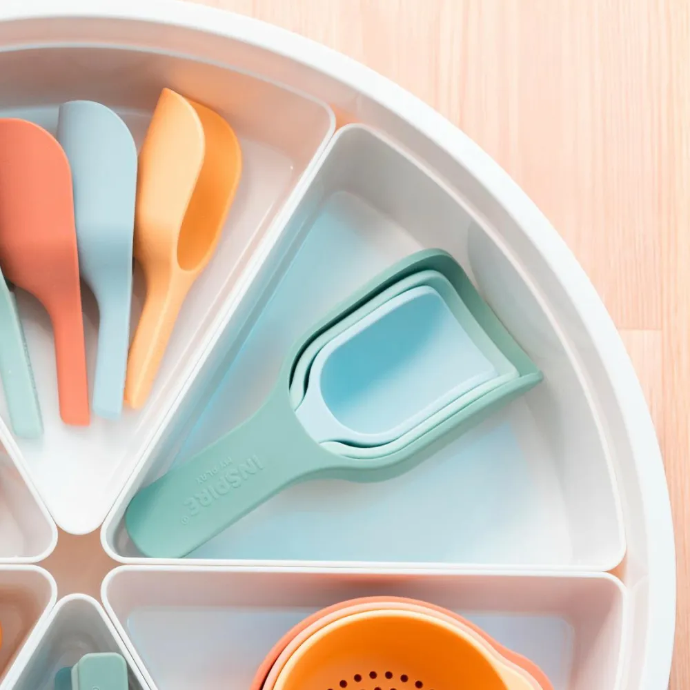 Clearance Inspire My Play Skovl til sanseleg - Grøn, 3 stk