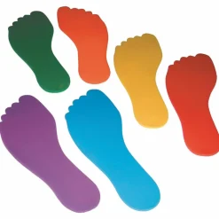 Online Spordas Skridsikre markører til gulv - Fødder, 6 stk