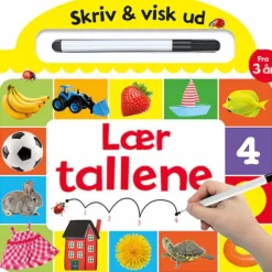 Clearance Skriv og visk ud - Lær tallene