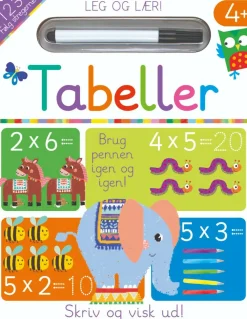 Sale Skriv og visk ud - Tabeller