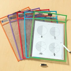 Online Learning Resources Skriv og visk ud-lommer, 5 stk.