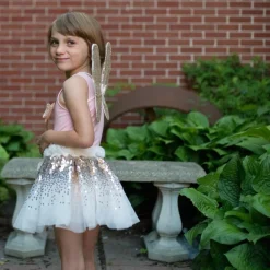 Outlet Great Pretenders Skørt & vinger - Guldpailletter, str. 3-6 år