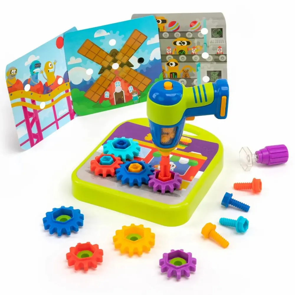 Hot Learning Resources Skru & Design - Byg med tandhjul