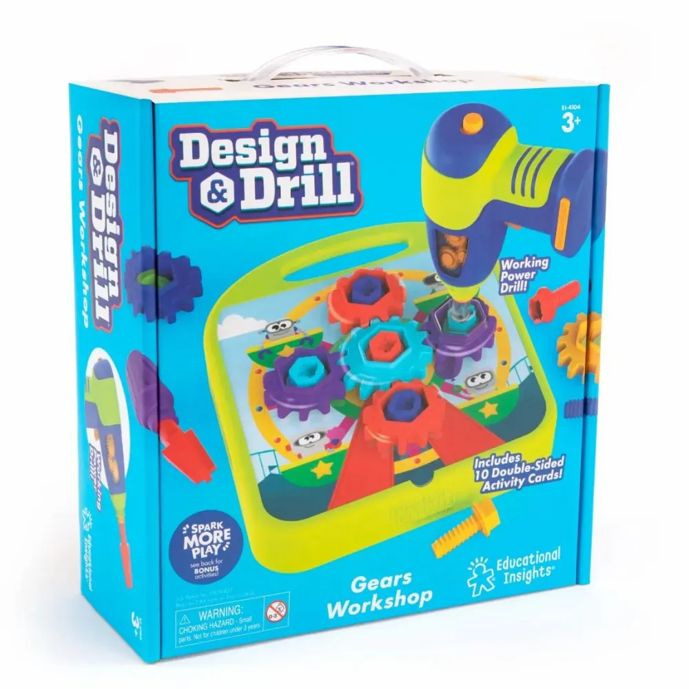 Hot Learning Resources Skru & Design - Byg med tandhjul