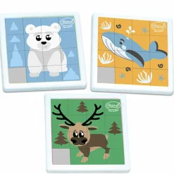 Best Skubbe puslespil med dyr (ass.), 1 stk