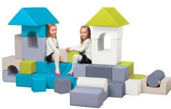 Skumklodser - Byggesæt m. 30 blokke