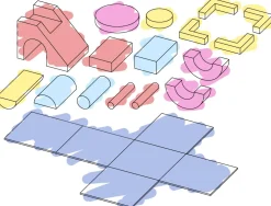 Skummøbel - Gymnastikkube 3-7 år