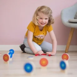 New BS Toys Skydespil - Rød vs. blå