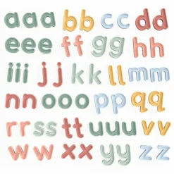 Online Inspire My Play Små bogstaver af silikone a-z, 57 stk