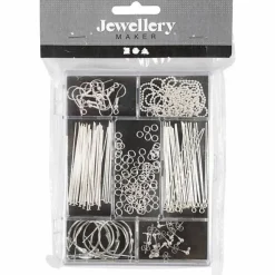 Clearance Creativ Company Smykke startsæt - Sølvfarvet