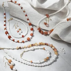 Discount Creativ Company Smykkekit - Agater & voksperler