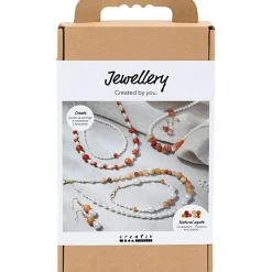 Discount Creativ Company Smykkekit - Agater & voksperler