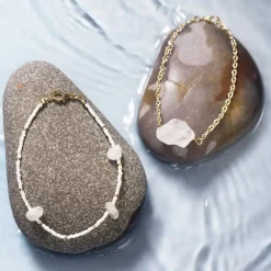 Hot Creativ Company Smykkekit - Armbånd 2 stk, Bjergkrystal