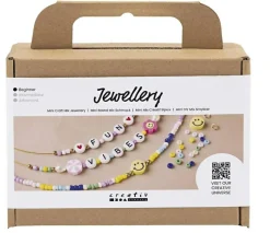 Discount Creativ Company Smykkekit - Halskæder m. bogstavperler