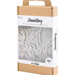 Best Creativ Company Smykkekit - Hvid perlemor